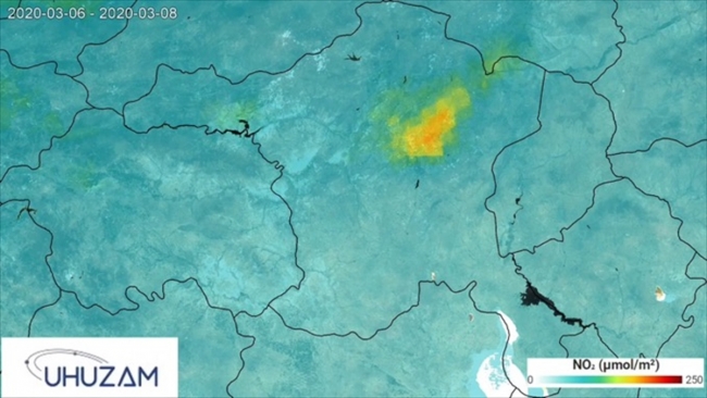 Koronavirüs sonrası boş kalan meydanlar uzaydan görüntülendi